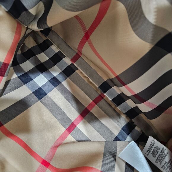 BURBERRY Abbey Quilted Black Nylon Diaper Tote Bag Leather Trim Crossbody Luxury - Picture 11 of 16